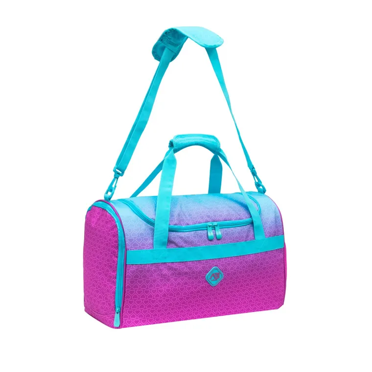 Abag, torba sportowa, hexagon mint ombre