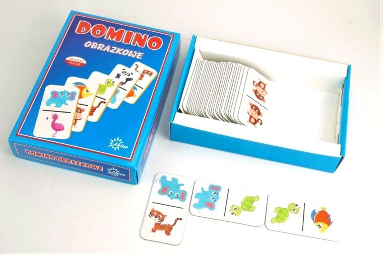 Abino, Domino obrazkowe, gra familijna, 1 szt.