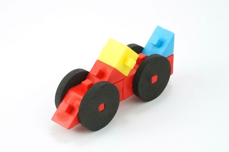 Abino, Kubiki na start, klocki, 70 elementów