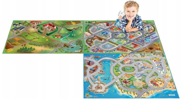 acHOKa, Park Dinozaurów, mata lateksowa, efekt 3D, 100-150 cm