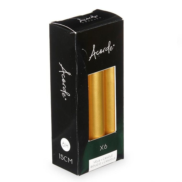 Acorde, Celestia, świece stożkowe, 15 cm