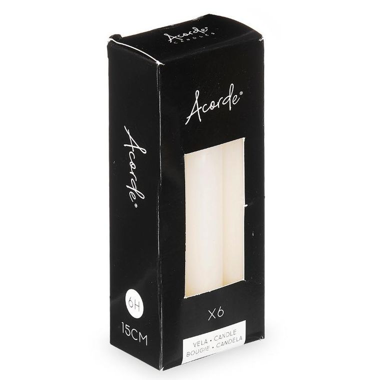 Acorde, Celestia, świece stożkowe, 15 cm