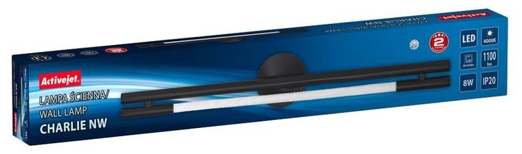 Activejet, lampa ścienna LED, AJE-CHARLI
