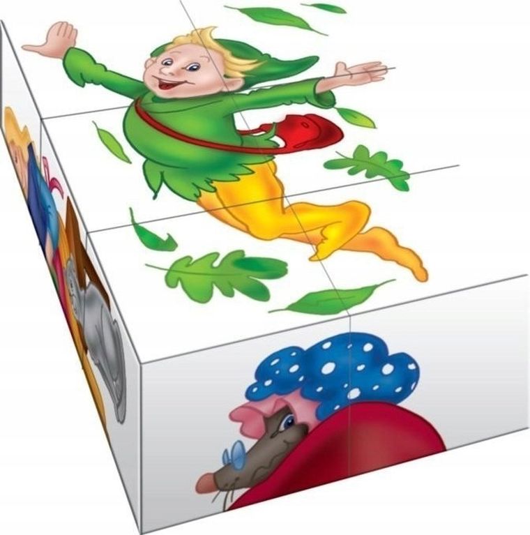 Adamigo, klocki obrazkowe, 6 elementów