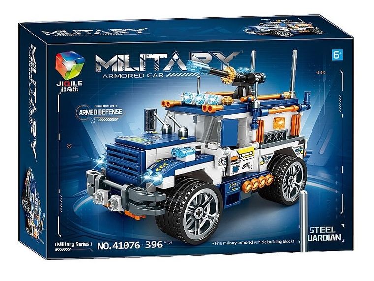 Adar, Jeep militarny, klocki konstrukcyjne, 396 elementów