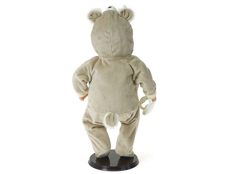 Adar, lalka śpiewająca i mówiąca po polsku, beżowy miś, 40 cm