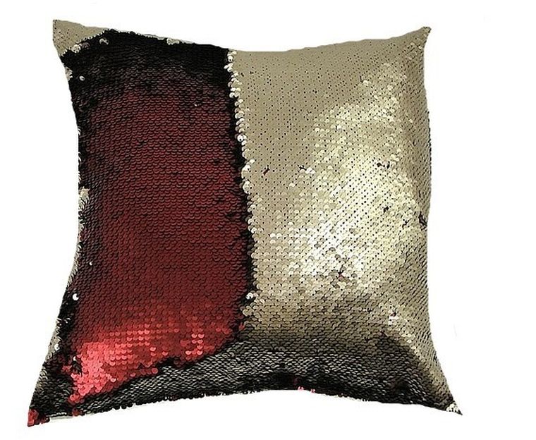 Adar, poszewka na poduszkę, magiczne cekiny, 40-40 cm