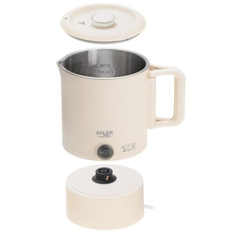 Adler, czajnik elektryczny, turystyczny, 0,8l