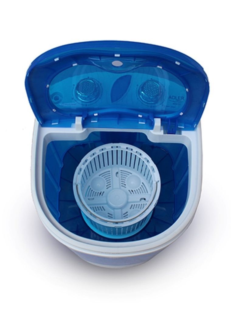 Adler, pralko-wirówka turystyczna, 150W, AD 8051