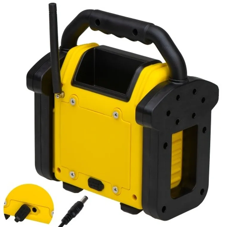 Adler, radio budowlane z Bluetooth, IPX 54