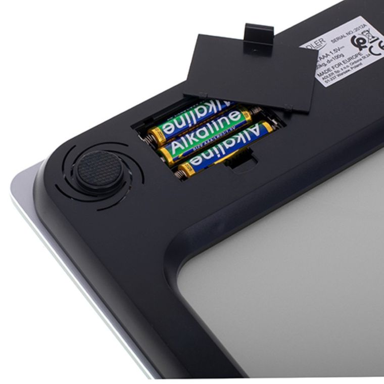 Adler, waga łazienkowa, LED, AD 8175