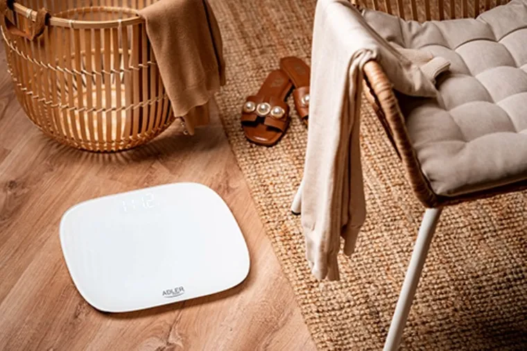 Adler, waga łazienkowa, LED, AD 8176