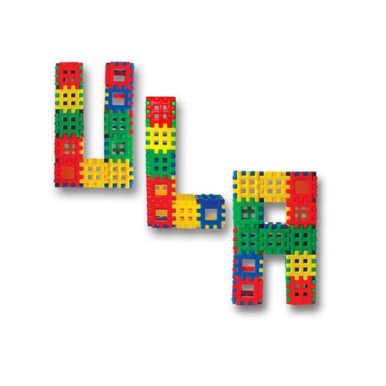 Adusie, klocki konstrukcyjne, wafle, 48 elementów