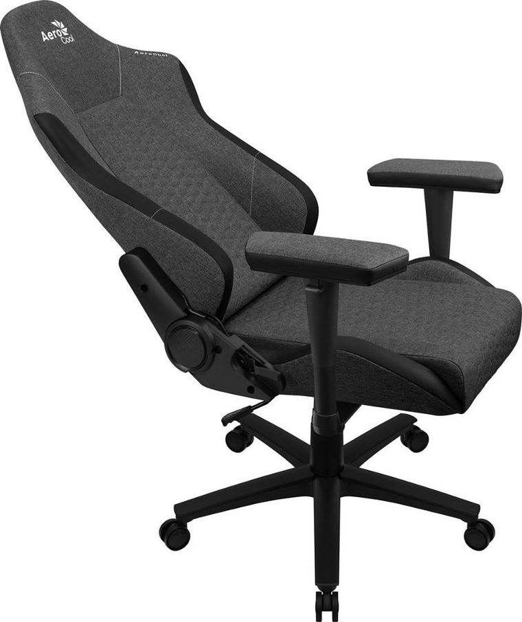 Aerocool, Crown Aeroweave, fotel gamingowy, Ash Black