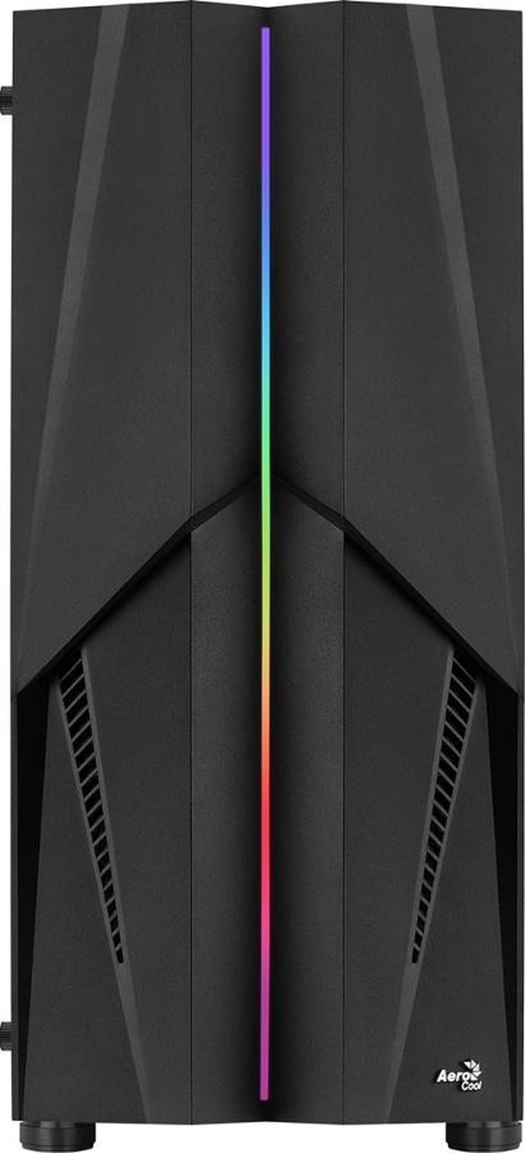 Aerocool, obudowa komputerowa, PGS Mecha-G-Bk-V1 Rgb, Czarna