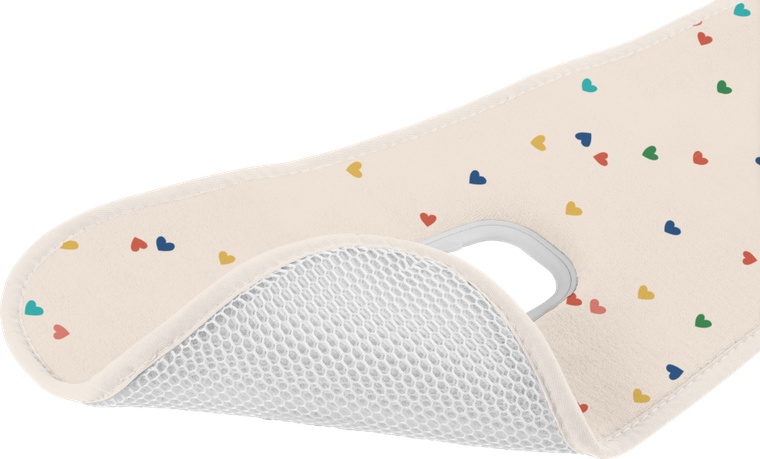 Aeromoov, Serca Confetti, wkładka antypotowa do fotelika, 9-18 kg