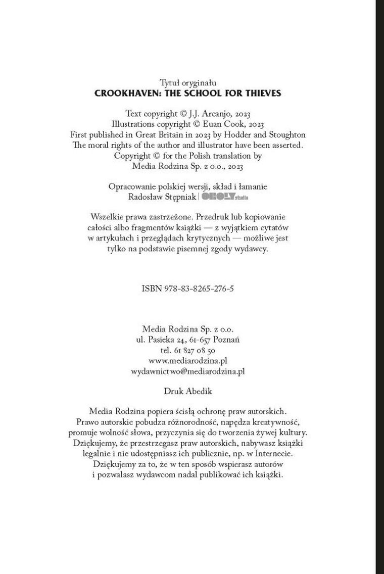 Akademia Crookhaven. Tom 1. Szkoła oszustów