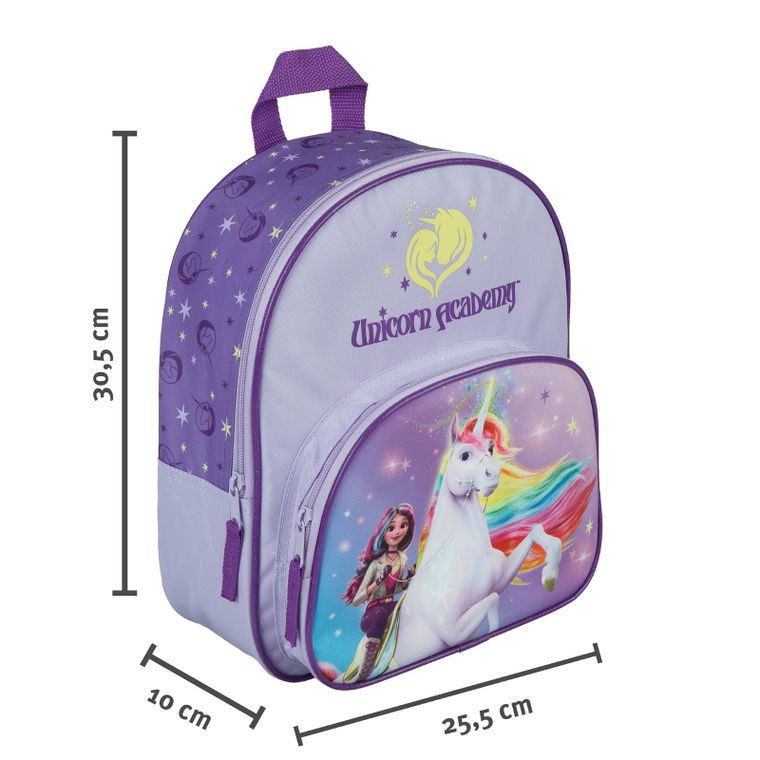 Akademia Jednorożców, plecak dla przedszkolaka, fioletowy