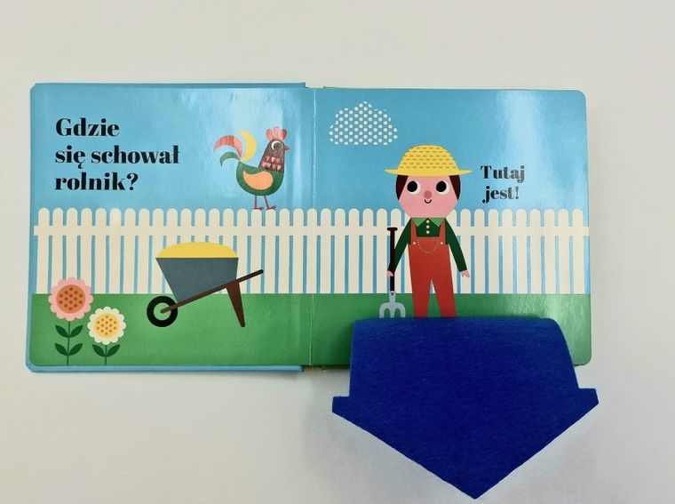 Akademia Mądrego Dziecka. Zabawa w chowanego. Gdzie się schował traktor?