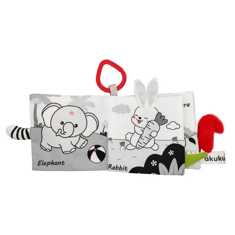 Akuku, książeczka sensoryczna, królestwo zwierząt