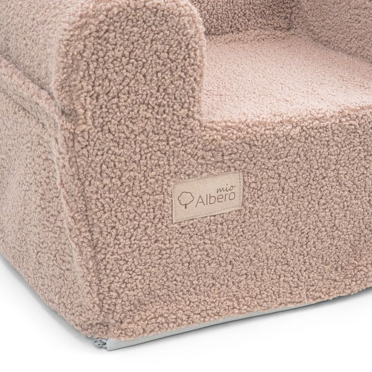 Albero Mio, Cotton Muślin & Boucle, fotelik piankowy, karmel