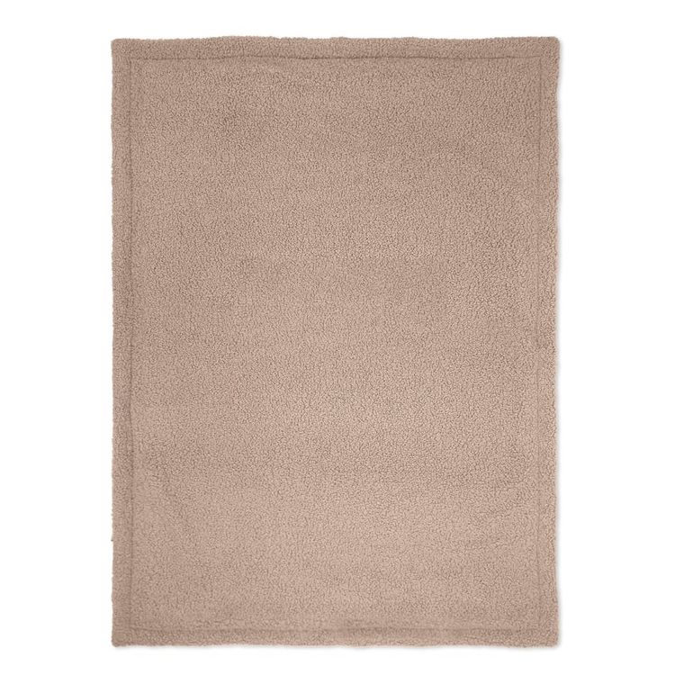 Albero Mio, Cotton Muślin & Boucle, kocyk boucle, karmel, 75-100 cm