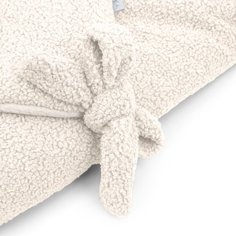 Albero Mio, Cotton Muślin & Boucle, otulacz do fotelika, wanilia