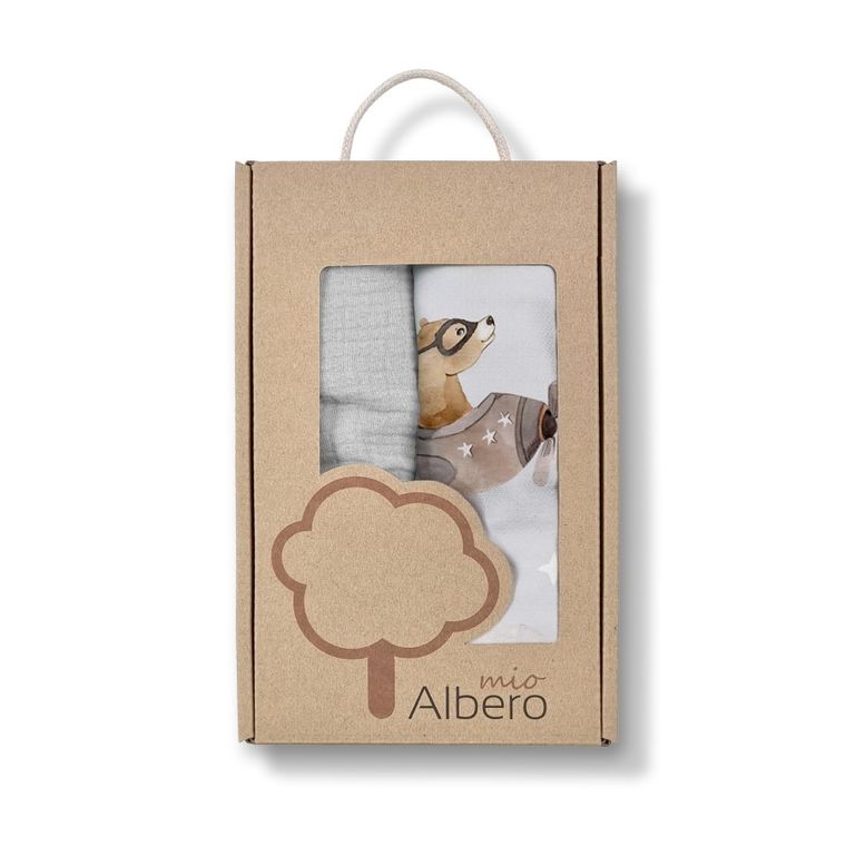 Albero Mio, Lot Balonem, prześcieradło do gondoli, 2 szt.