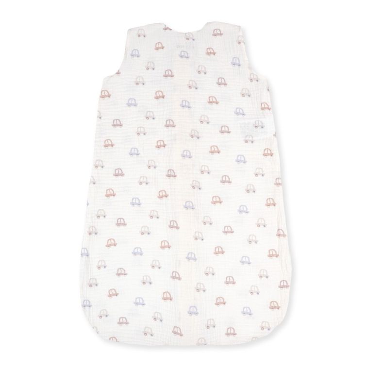 Albero Mio, Mini Cars, śpiworek do spania, muślinowy,TOG 0.5, rozmiar S