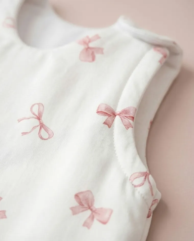 Albero Mio, Pudrowe kokardki, śpiworek do spania, TOG 1.5, rozmiar S