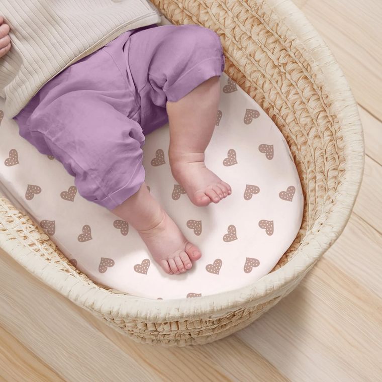 Albero Mio, Sweet Heart World, prześcieradło do gondoli, 35-80 cm