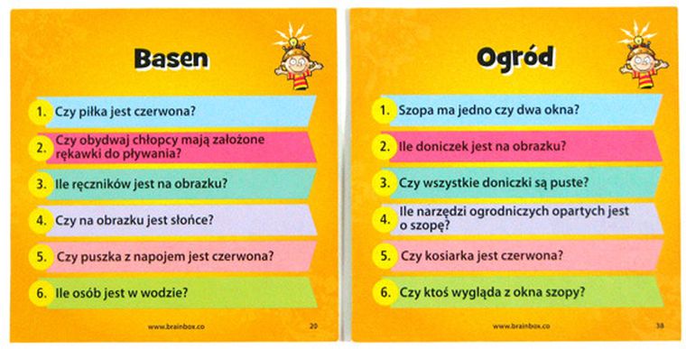 Albi, BrainBox, Moje pierwsze obrazki, gra edukacyjna