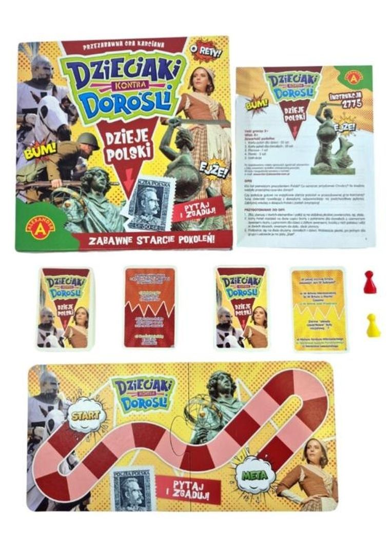 Alexander, Dzieje Polski, Pytaj i zgaduj, familijna gra karciana