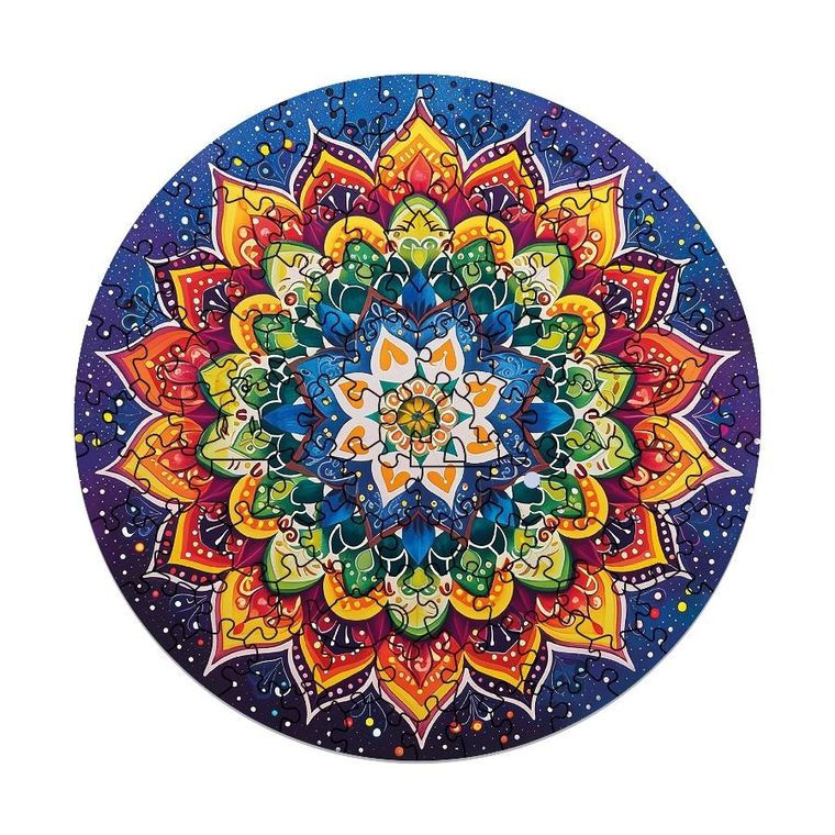 Alexander, Nocna mandala, puzzle drewniane, 100 elementów