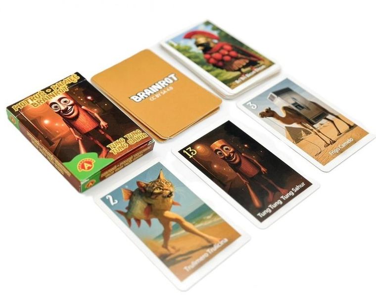 Alexander, Piotruś + Pamięć, Brainrot, Tung Tung Tung Sahur, gra karciana