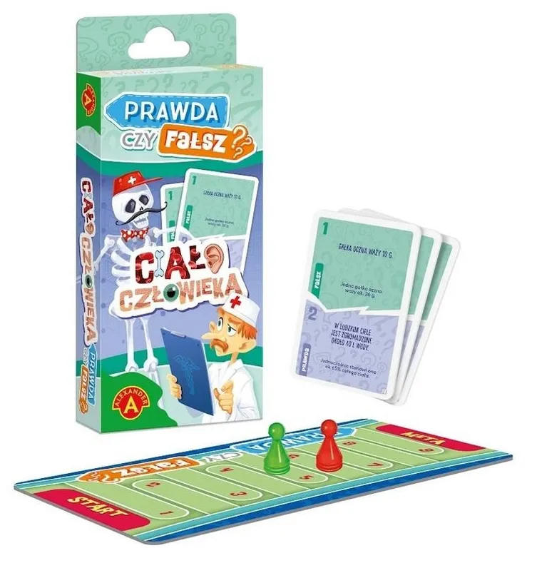 Alexander, Prawda czy fałsz?, Ciało człowieka, gra edukacyjna