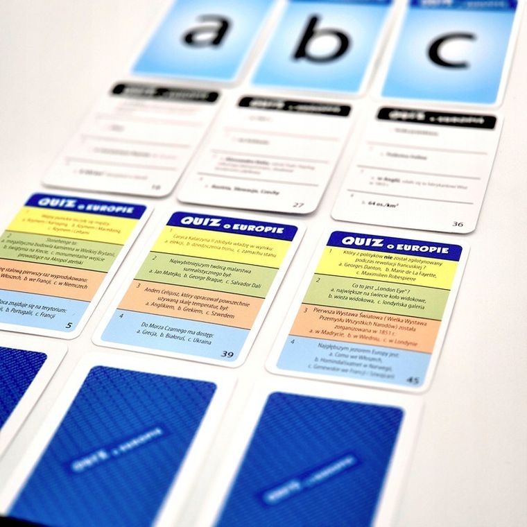 Alexander, Quiz, O europie, kieszonkowa gra edukacyjna