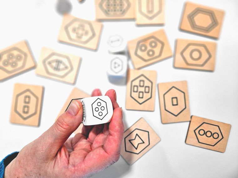 Alexander, Silver, Kostki z piktogramami, gra losowa