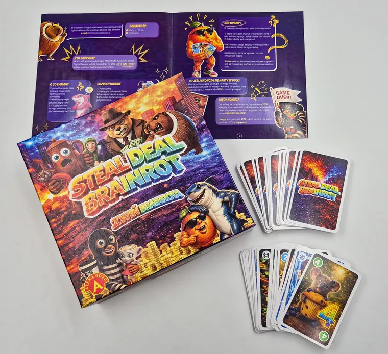 Alexander, Steal Deal Brainrot, Zwiń Brainrota, rodzinna gra karciana