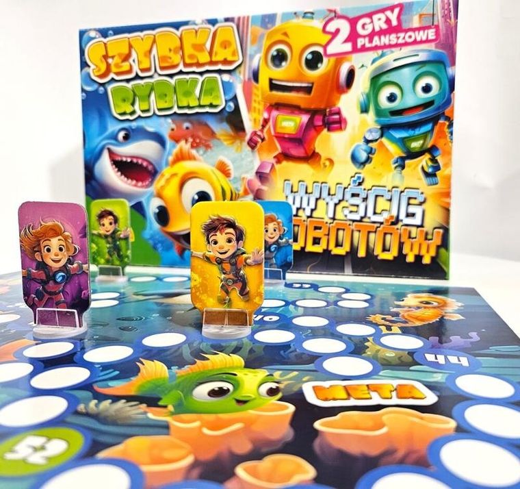 Alexander, Szybka Rybka/Wyścig Robotów, gra familijna
