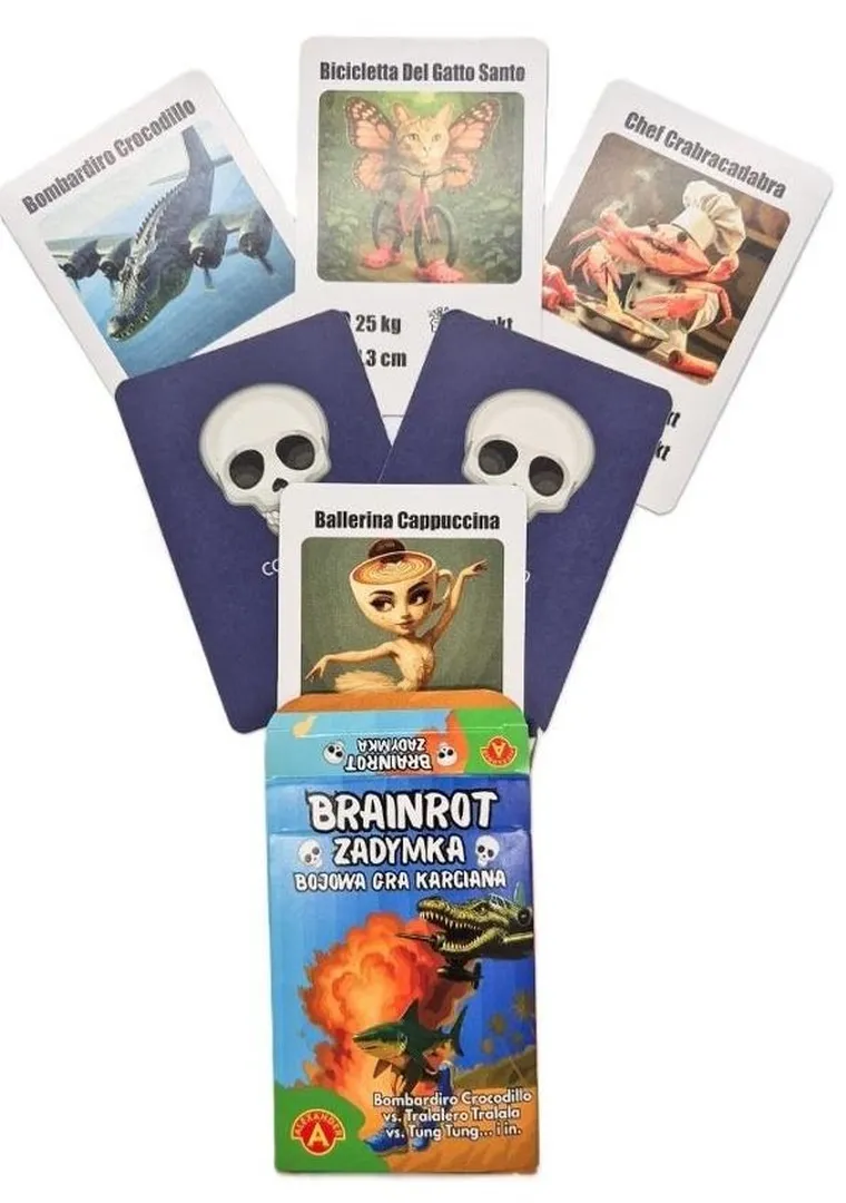 Alexander, Zadymka, Brainrot, gra karciana