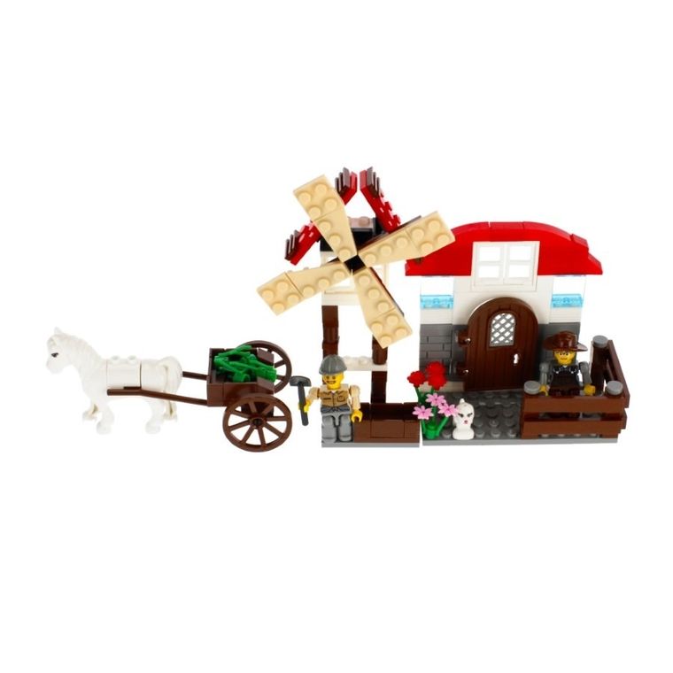 Alleblox, farma, klocki konstrukcyjne, 183 elementy