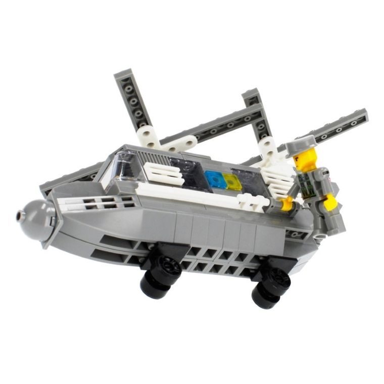 Alleblox, helikopter wojskowy, klocki konstrukcyjne, 179 elementów