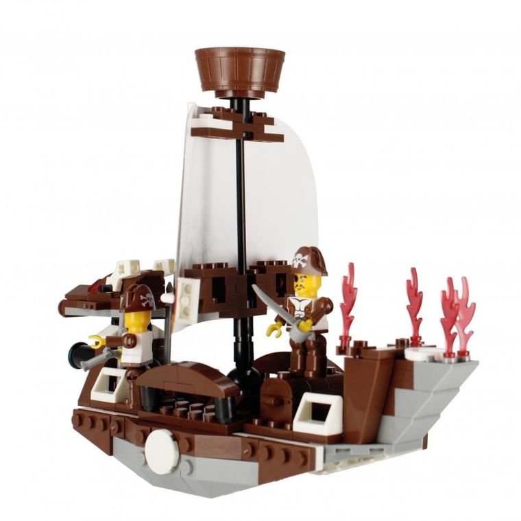 Alleblox, Pirat, klocki konstrukcyjne, 204 elementy