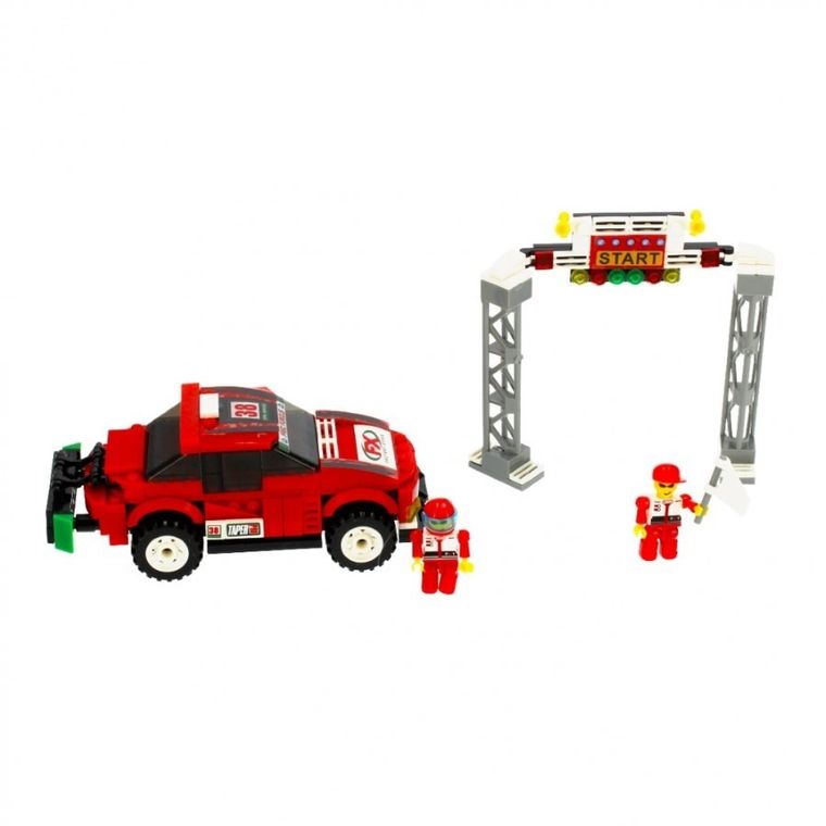 Alleblox, samochód wyścigowy, klocki konstrukcyjne, 255 elementów