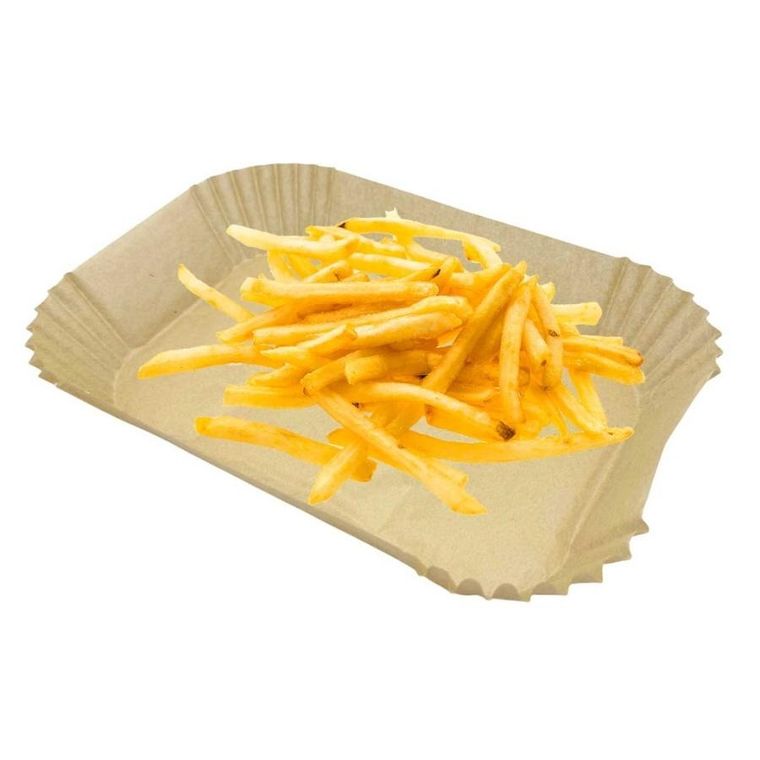 Alpenburg, wkład papierowy do frytownicy prostokątny, 22-14 cm, 50 szt.