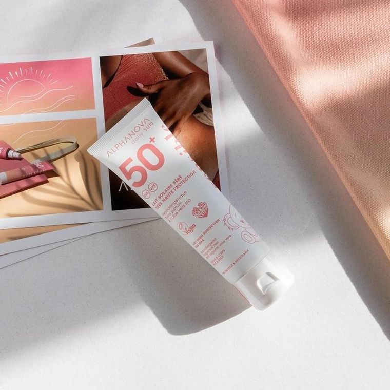 Alphanova, Daily Sun Bebe, mleczko do opalania SPF50+, wrażliwa skóra, 50 ml