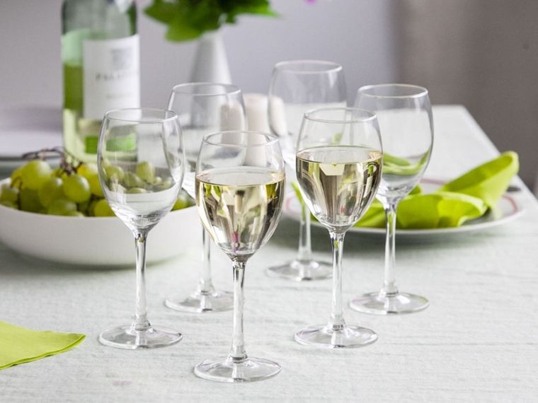 Altom Design, Diamond, komplet 6 kieliszków, wino białe, 250 ml