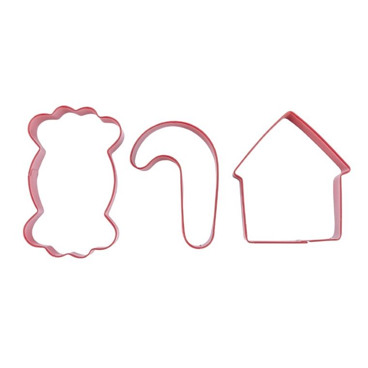 Altom Design, komplet 3 wykrawaczy nierdzewnych, Christmas Sweets