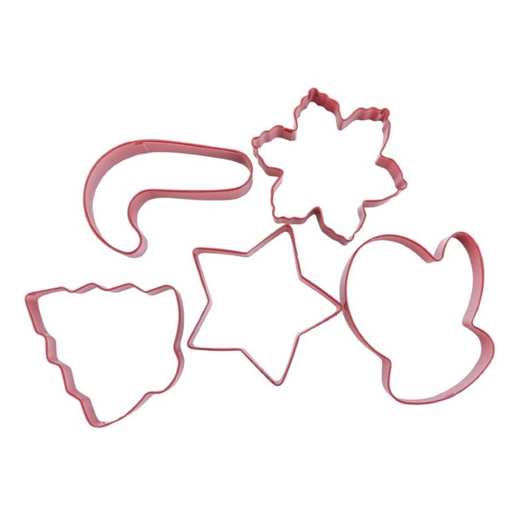 Altom Design, komplet 6 wykrawaczy nierdzewnych, Christmas Cookies